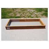 Rustic Wood & Glass Display Case/Shadowbox
