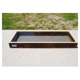 Rustic Wood & Glass Display Case/Shadowbox