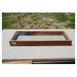 Rustic Wood & Glass Display Case/Shadowbox