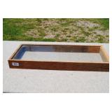 Rustic Wood & Glass Display Case/Shadowbox