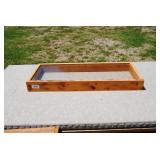 Rustic Wood & Glass Display Case/Shadowbox