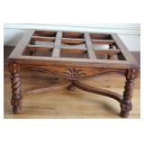 Spanish-Style Coffee Table w/Barley Twist Legs
