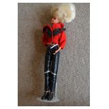 Vtg 1990s Barbie Doll w/Sporting Red Jacket