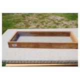 Rustic Wood & Glass Display Case/Shadowbox