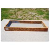 Rustic Wood & Glass Display Case/Shadowbox