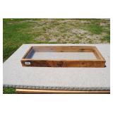 Rustic Wood & Glass Display Case/Shadowbox