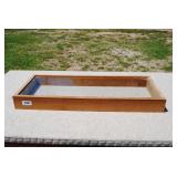 Rustic Wood & Glass Display Case/Shadowbox