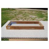 Rustic Wood & Glass Display Case/Shadowbox