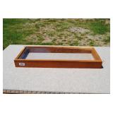 Rustic Wood & Glass Display Case/Shadowbox