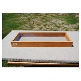 Rustic Wood & Glass Display Case/Shadowbox