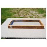 Rustic Wood & Glass Display Case/Shadowbox