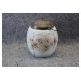 Antique Victorian Wavecrest Biscuit Jar