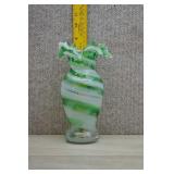 Vtg Smith's Old Timer Hand-Blown Art Glass Vase