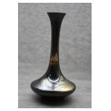 Vtg Japanese Mixed Metal Mt Fuji Bud Vase