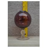 Vtg Cambridge Amethyst Melon Ball Ivy Vase