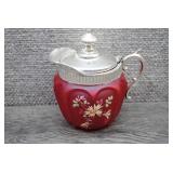 Pittsburgh Lamp Co Victorian Pigeon Blood Creamer