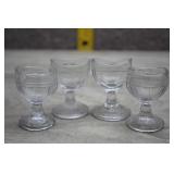 Lot of Antique Clear Glass Eye Wash Cups