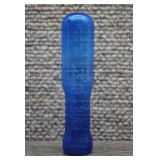 Vtg Cobalt Glass Bottle Bulbous Bottom and Rimmed