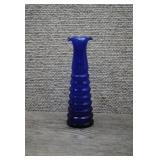 Indiana Glass Cobalt Blue Beehive Stacked Vase