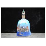 Porcelain Souvenir Bell from Venice, Italy