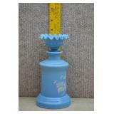 Antiq 'Bristol glass' Blue Opaline Glass Bottle,