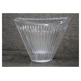 Vtg Mikasa Meridian 24% Lead Crystal Pocket Vase