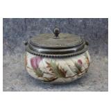 Antique Royal Rudolstadt Works Lidded Biscuit Jar