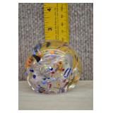 Vintage John Gentile Art Glass Paperweight