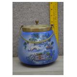 Vintage English Flosmaron Make Ceramic Biscuit Jar