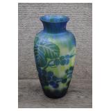 Emile Galle Style Cameo Glass Vase
