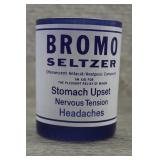 Vtg Cobalt Blue Bromo Seltzer Glass Tumbler