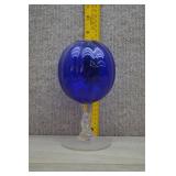 Cambridge Glass Co. Ivy Bell Vase w/Key Hole Stem