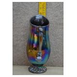 Iridescent Lustreware Pottery Jug w/Pedestal Base