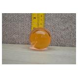 Vintage Honey Yellow Glass Ball
