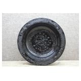 LE Smith 11' Black Amethyst Glass Bowl