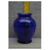 Vtg Indiana Glass Cobalt Blue Classic Urn Vase
