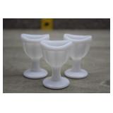 Lot of Antique Milk Glass Eye Wash Cups