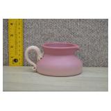 Antique Satin Pink Art Glass Creamer
