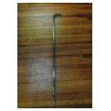 Vintage Glass Walking Stick/'Whimsy' Cane