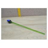 Handblown Art Glass Cobalt Blue Bud Stem Flower