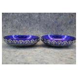 Vtg Celtic Quality Plate Compote-Removable Inserts