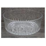 Vtg Arcoroc France Diamant Starburst Glass Bowl