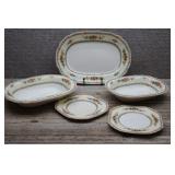 Vtg Wedgewood Co Ltd Maxine Floral Serving Set