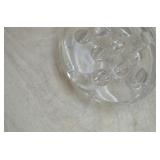 Viking Milk Glass Flowerlite Bowl w/Flower Frog