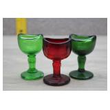 John Bull, Rosso Red & Green Glass Eye Wash Cups