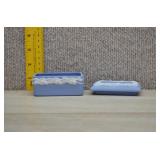 Vtg Blue and White Ceramic Trinket Box