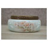 Antiq C.F. Monroe Wavecrest Trinket Jar