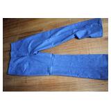 Vtg Blue Denim Flared Bell Bottom Trousers