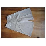 Vintage Focus Khaki Wide Leg Capri Shorts
