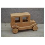 Handmade, Vintage-Style Wooden Toy Car